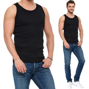 Moraj Bawełniany Podkoszulek Męski Tank Top CZ 2XL