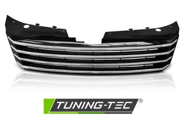 фото thumb №3, Решётка радиатора решётка vw passat b7 10-14 хром чёрный