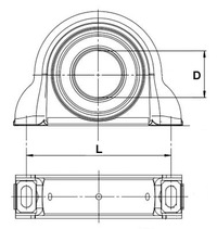 фото thumb №2, Підтримка вала lincoln mkx 2007-2015, зад