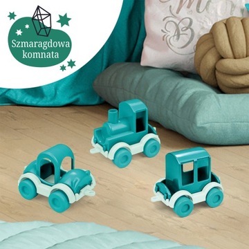 ZESTAW AUTEK DLA DZIECI KID CARS TRIO WADER MIĘTA