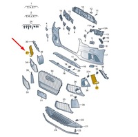 фото thumb №8, Audi rs6 c7 передняя часть бампер правый решётка cover 4g0807796ap6