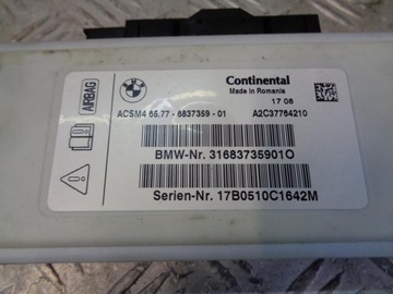 фото thumb №5, Блок керування модуль подушок подушка безпеки bmw f30 f31 lci