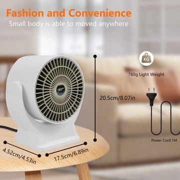 Termowentylator Energooszczędna Farelka Grzejnik