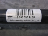 фото thumb №5, Bmw x3 f25 n20 приводной вал задняя задняя правая левая 7598038