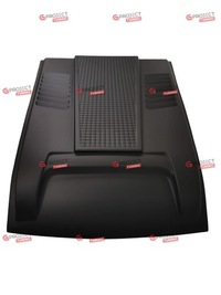 фото thumb №10, Захист капот вітровик do mitsubishi l200 kj, kk, kl 2019- чорний mat