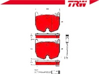 фото thumb №2, Гальмівні колодки гальмівні mercedes slr 5.4 722 edition r19