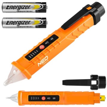 NEO INDUKCYJNY PRÓBNIK TESTER NAPIĘCIA 2 METODY POMIARÓW 12-1000V AC 94-007