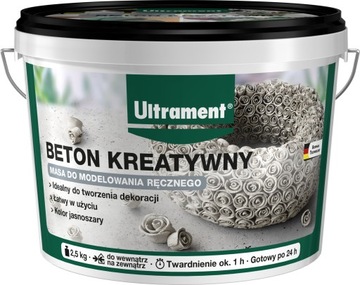 ULTRAMENT Concrete Creative пластиковая масса 2,5 кг