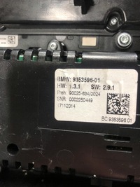 фото thumb №3, Bmw 5 f10 панель радио кондиционера 9353596