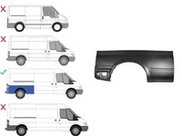 фото thumb №1, Ford transit 2000-2006 крила права
