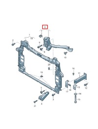 фото thumb №7, Кронштейн фара главный vag audi q7 4m оригинальный 4m0805608b