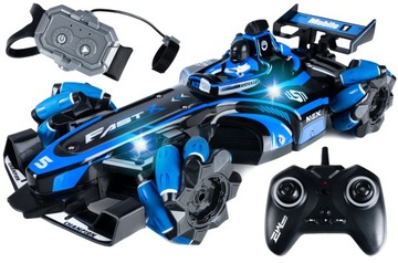 Авто RC CAR Дистанционно управляемый жест DRIFT 4x4 BOLID Formula ДЫМ
