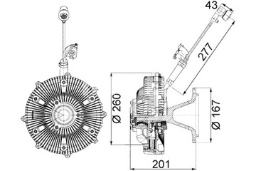 фото thumb №2, Зчеплення вентилятора радіатор mercedes actros actros mp2 mp3