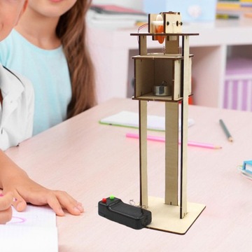 Игрушечный электрический лифт своими руками 100 x 100 x 280 мм