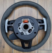 фото thumb №8, Porsche 911 991 рестайлинг gt3 руль +ручка pdk алькантара многофункциональный. с подогревом