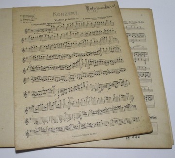 МЕНДЕЛЬСОН – КОНЦЕРТ OP. 64 СКРИПКА + ФОРТЕПИАНО (НОТЫ)
