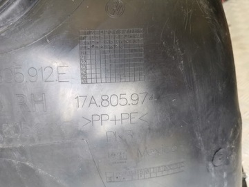 фото thumb №6, Volkswagen jetta mk7 vii 19- usa подкрылок правые перед