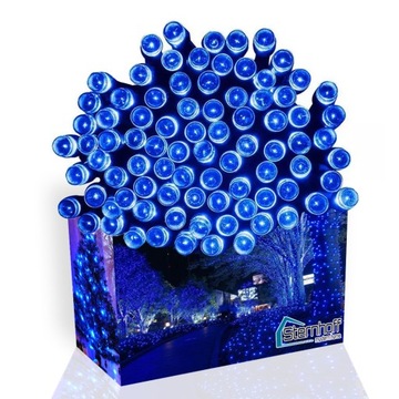 СВЕТОДИОДНЫЕ РОЖДЕСТВЕНСКИЕ ОГНИ НАРУЖНЫЕ РОЖДЕСТВЕНСКИЕ ОГНИ ДЛЯ ДОМА 200 LED СИНИЕ
