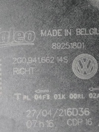 фото thumb №5, Vw polo vi 6 2g 17-21 противотуманная фара led правый