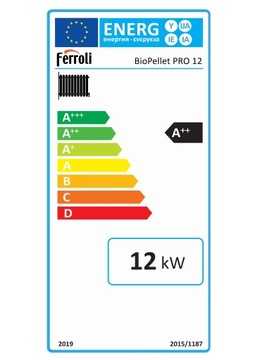 Отопительный котел Пеллетная печь Ferroli Biopellet Pro 12 кВт с монтажом
