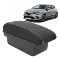 Купити Clio 4 captur підлокітник бардачок панель  з sztucznej шкіра ciche доводчик, фото thumb