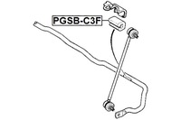 фото thumb №2, Febest втулка стабилизатора передний citroen c2 2003-2009