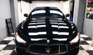 ЧЕРНАЯ ГЛЯНЦЕВАЯ ПЛЕНКА АВТОКОЛЕСА HQ 50 см