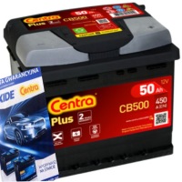 фото thumb №1, Аккумулятор centra plus 50ah 450a cb500 новый model правый +