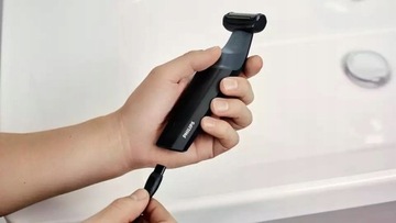 ВОДОНЕПРОНИЦАЕМАЯ БРИТЬВА ТРИМЕР PHILIPS ДЛЯ БРИТЬЯ ТЕЛА И ИНТИМНЫХ ЧАСТЕЙ + расческа