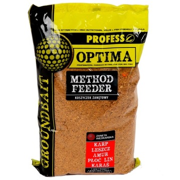 PROFESS Оптима прикормка для рыбалки 1кг METHOD FEEDER