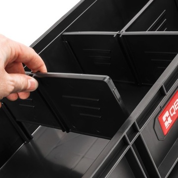 SKRZYNIA NARZĘDZIOWA MODUŁOWA 14,3L Qbrick System TWO BOX 100 FLEX PRZEGROD