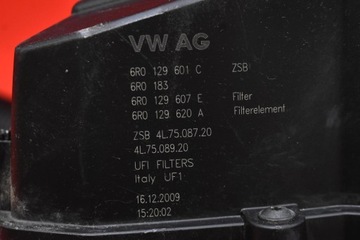 фото thumb №8, Корпус фільтра повітря 6r0129601c vw polo 5 v 6r 1.6 tdi 75 km 09-15