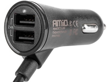 4x USB-ЗАРЯДНОГО УСТРОЙСТВА ПЕРЕДНЯЯ + ЗАДНЯЯ С УДЛИНИТЕЛЬНЫМ КАБЕЛЕМ 1,5 м