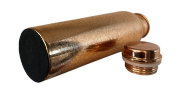 Prem-Copper Бутылка для воды COPPER 850мл с сертификатом, цветочный мотив