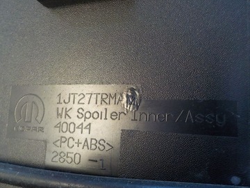 фото thumb №7, Grand cherokee wk2 спойлер накладка кришки зад