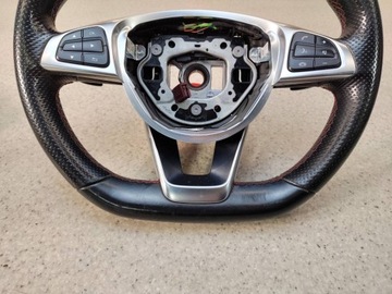 фото thumb №7, Кермо зрізана шкіра пелюстки мультифункція mercedes cla w117 c117