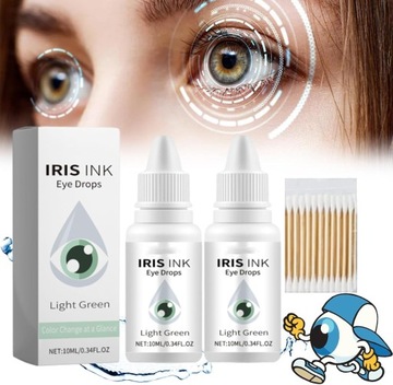 Капли для глаз, меняющие цвет, капли для глаз IrisInk, капли для глаз Irisink, меняющие цвет глаз