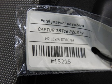 фото thumb №11, Сидіння праві перед renault captur i