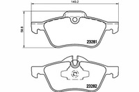 фото thumb №2, Tex2328181 гальмівні колодки гальмівні перед mini r50 r53