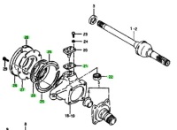 Suzuki samurai - набір ремонтний ущільнювач kuli Оригінал, фото thumb