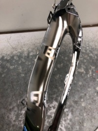 Диффузор хром бампера задний  mercedes w214 amg a2148853401 Киев, фото thumb