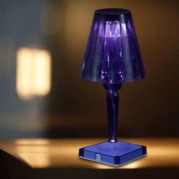 Хрустальная прикроватная лампа Хрустальная настольная лампа Royal Blue