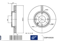 фото thumb №15, Диск тормозной. opel karl 1,0 15-18 перед opel pkw