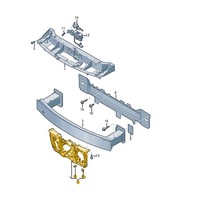 фото thumb №10, Audi e-tron gt передня частина driver assistance кронштейн 4j3907390