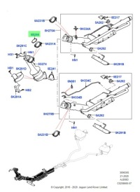 Nowa оригинальная прокладка уплотнительное кольцо turbo dpf discovery sport 2.0d lr072251 Доставка, фото thumb