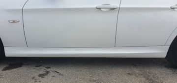 фото thumb №1, Bmw e90 e91 планка накладка порогова захист порога альпійський білий 3 300