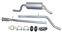 Купить Fiat punto 2 1.2 8v 16v 60km гаситель конечный 07.401 + труба 07.410, фото thumb