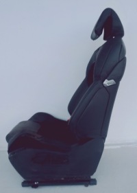 Сиденье левое  перед черная полукожа подогрев массаж citroen c5 3 x7 европа Оригинал, фото thumb