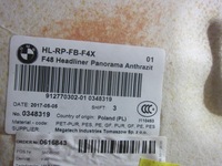 фото thumb №9, Bmw x1 f48 обшивка потолка чёрная антрацит pod панорама 51449459403 9459403