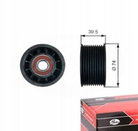 фото thumb №1, Ролик направляющая направляющая ремень клиновой do volvo fm ii 330 370